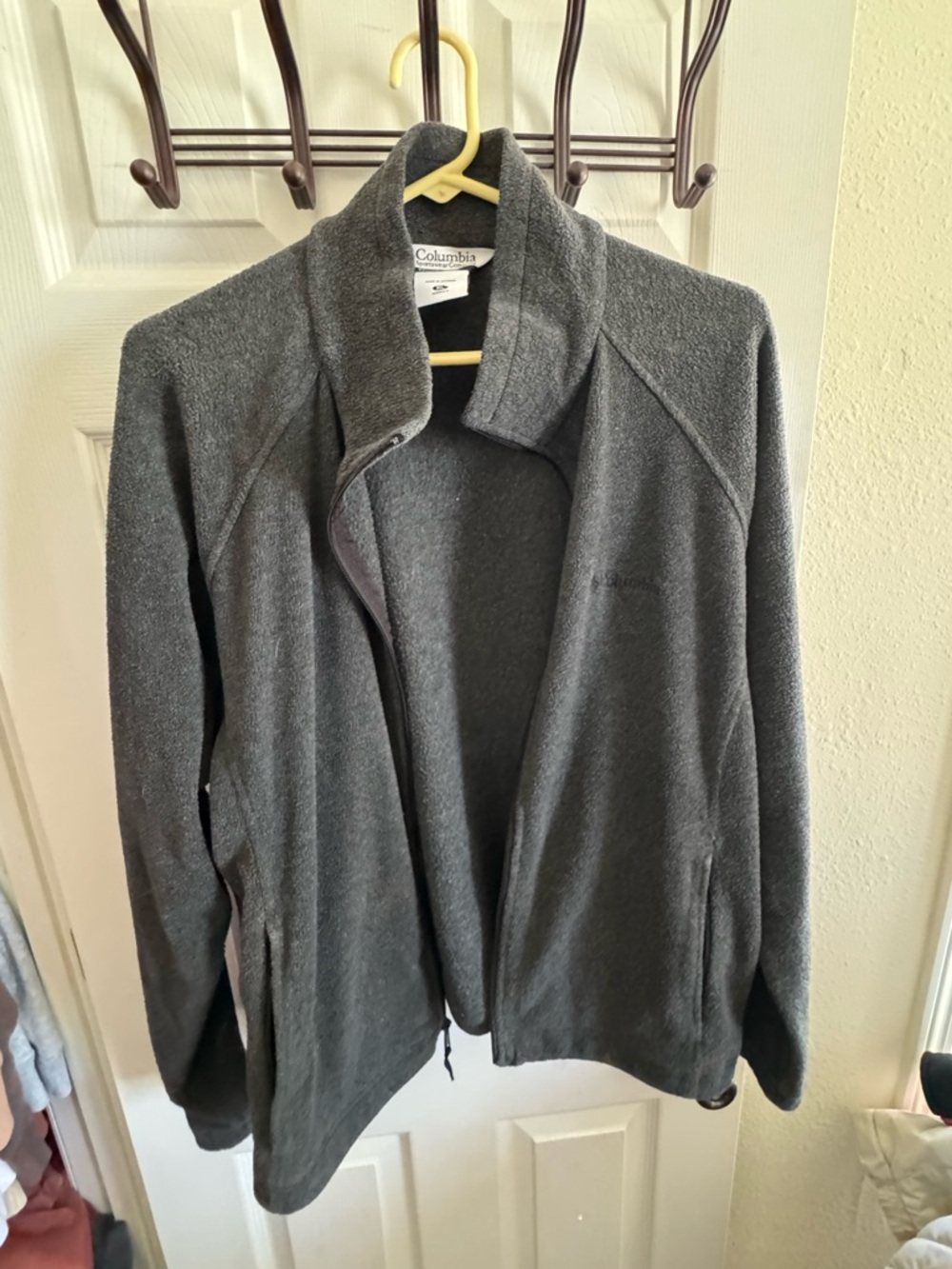 Columbia Charcoal Gray Full-Zip Fleece Jacket